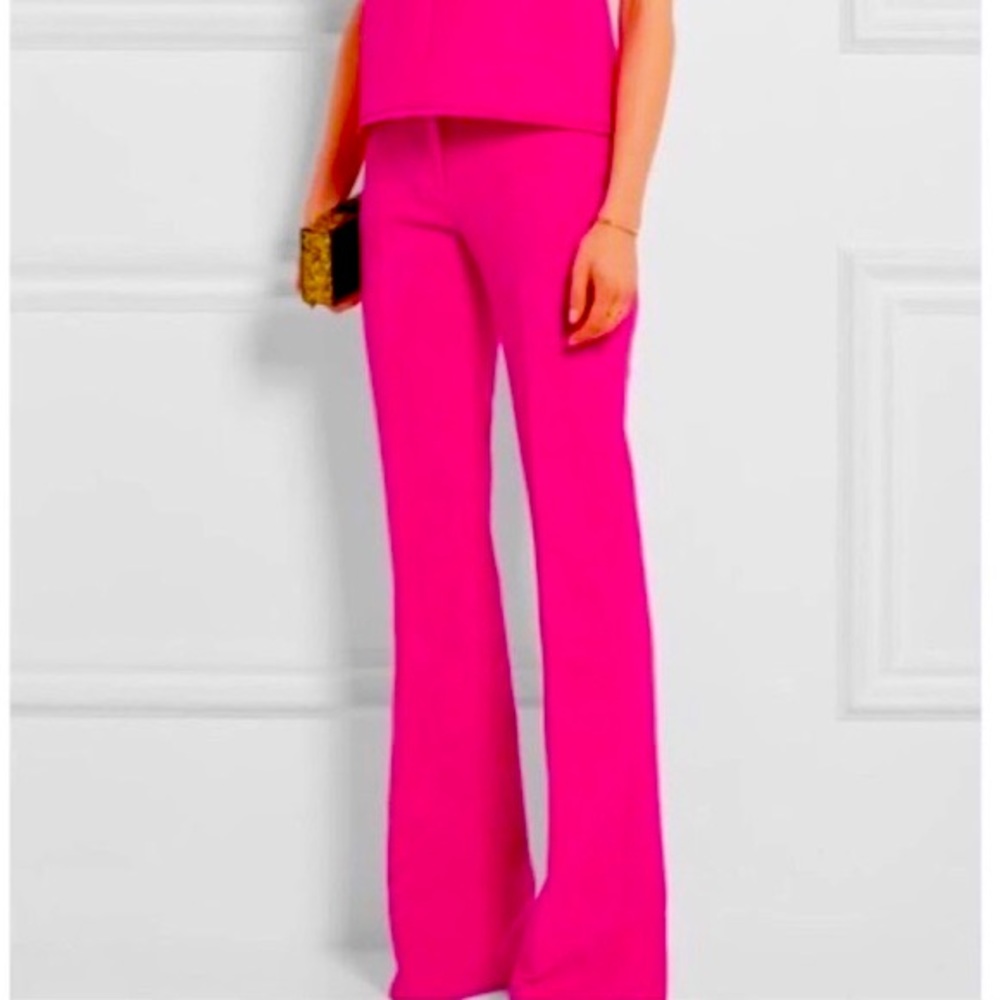 NWOT Victoria Beckham x Target pink flared trousers